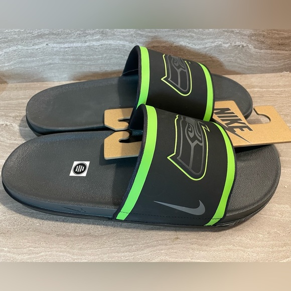 New Seattle Seahawks Nike Slides Men’s Seahawks Jersey Darnold / Smith-Njigba - Picture 3 of 5